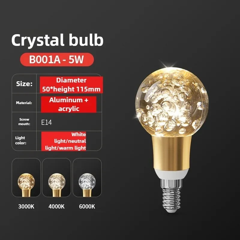 Crystal light bulbs