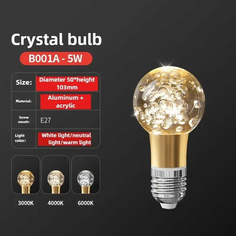 Crystal light bulbs