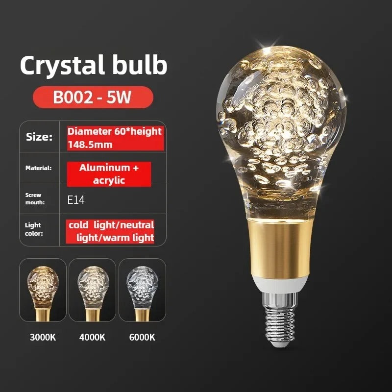 Crystal light bulbs