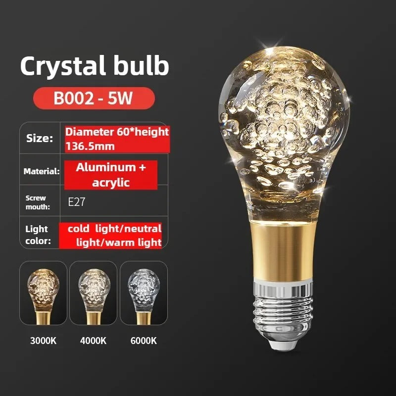 Crystal light bulbs
