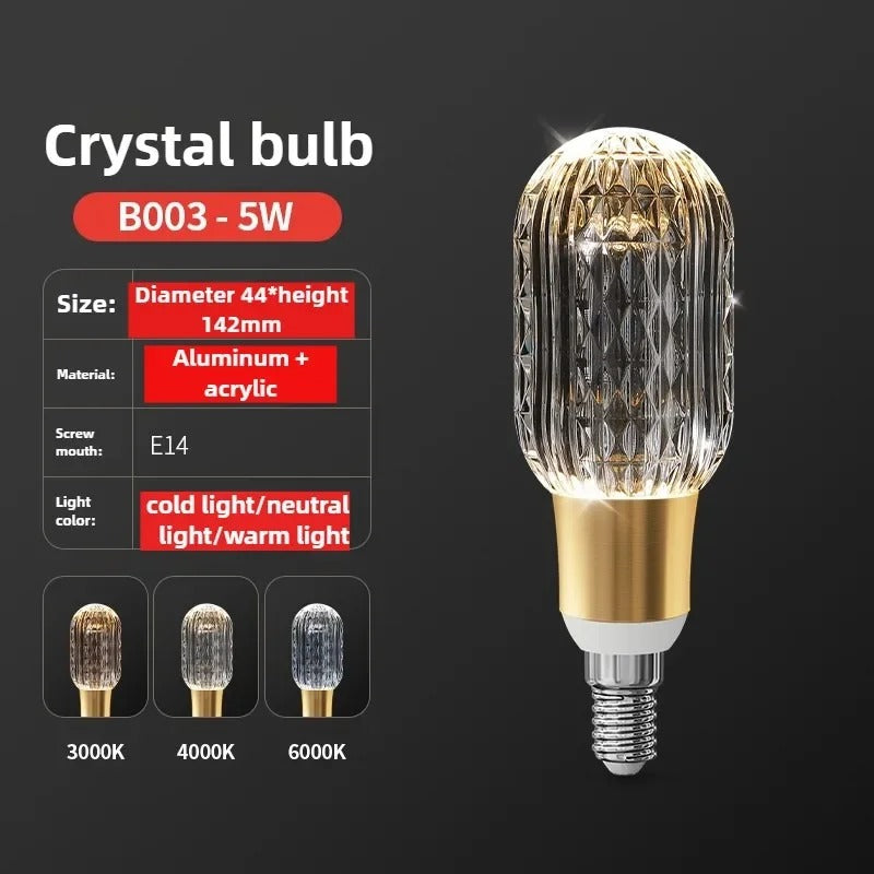 Crystal light bulbs