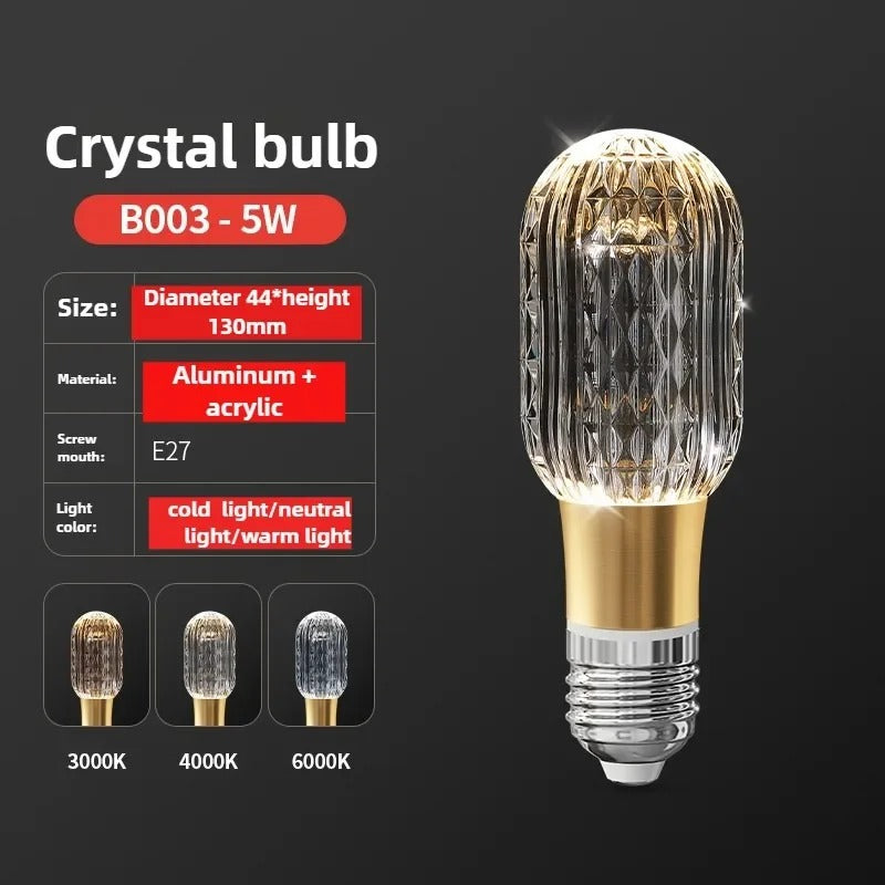 Crystal light bulbs