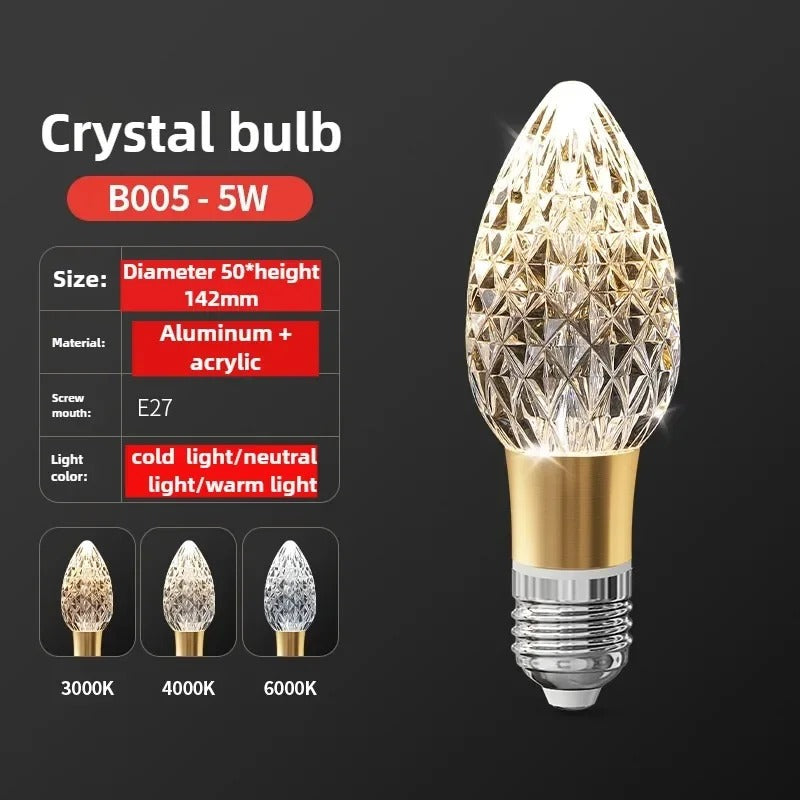 Crystal light bulbs
