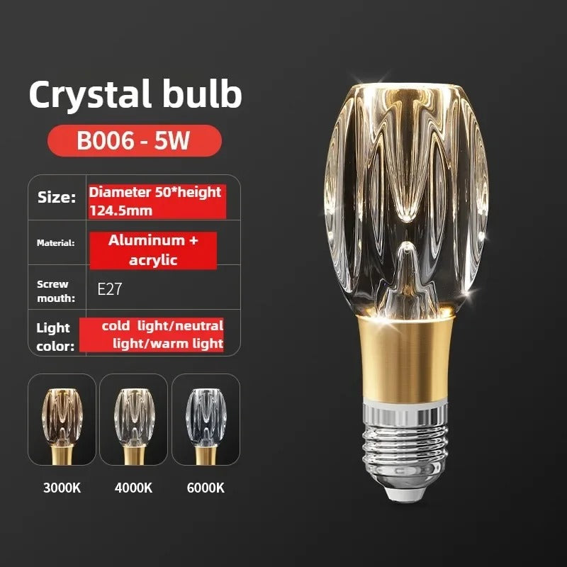 Crystal light bulbs