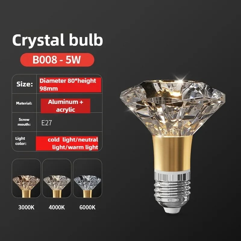 Crystal light bulbs