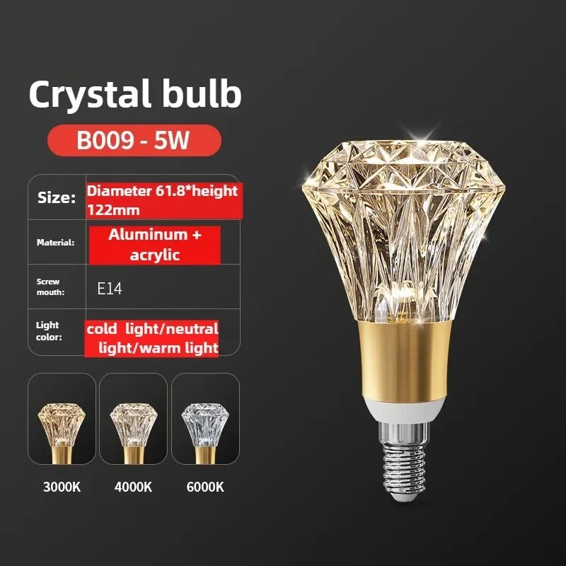 Crystal light bulbs
