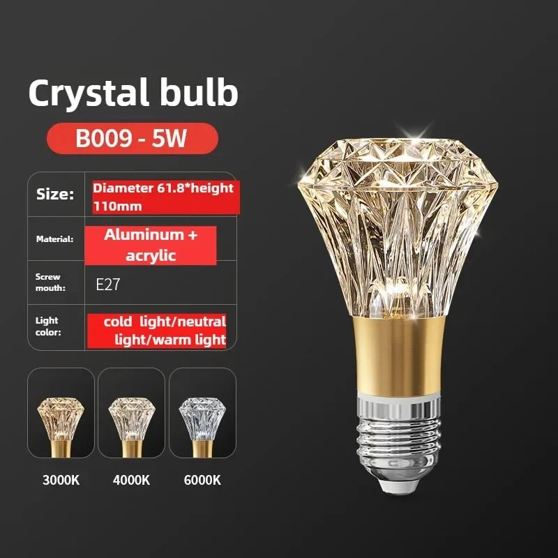 Crystal light bulbs
