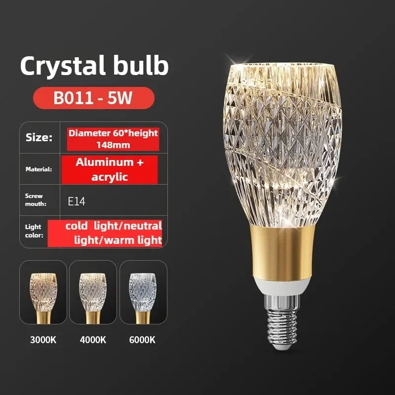 Crystal light bulbs
