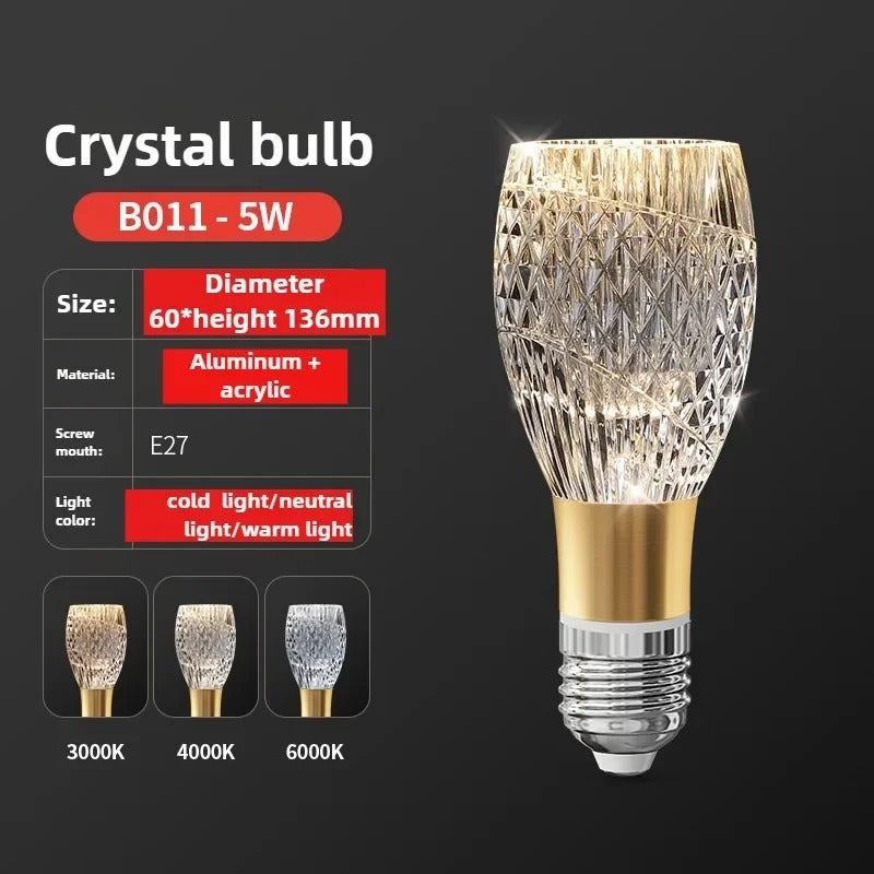 Crystal light bulbs