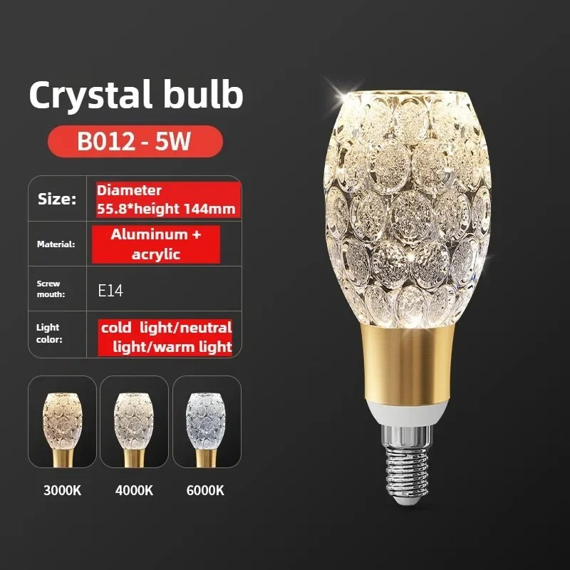 Crystal light bulbs