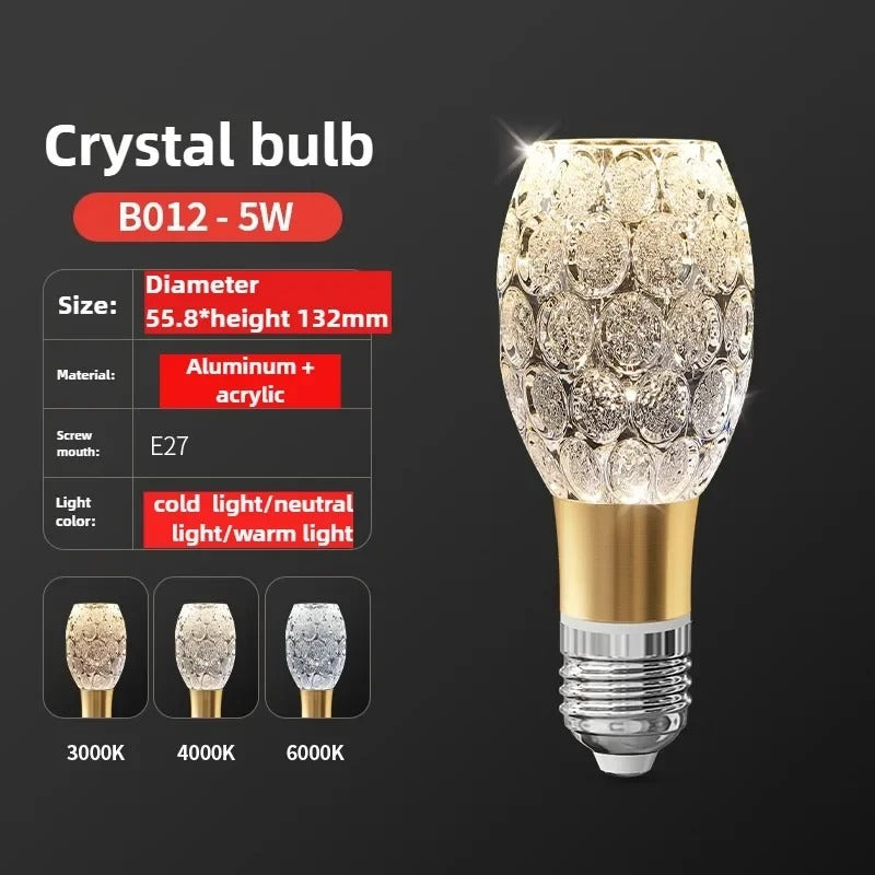 Crystal light bulbs
