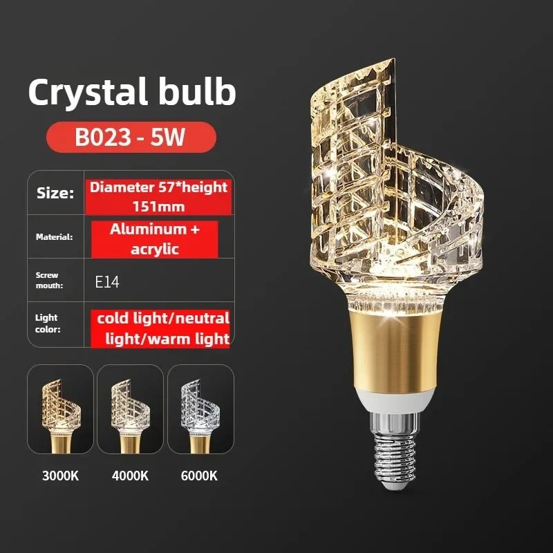 Crystal light bulbs