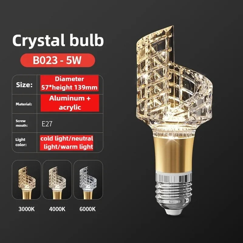 Crystal light bulbs